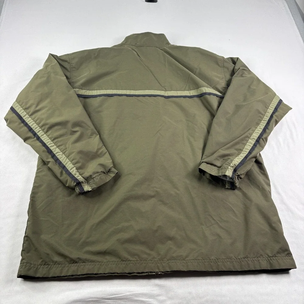 Vintage‎ Nike Track Jacket Mens XL Green Full Zip Lined Casual Y2K